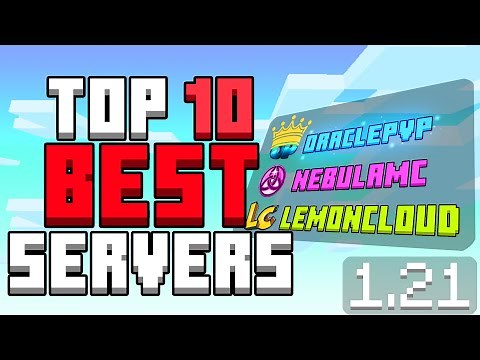 Top 10 BEST MINECRAFT SERVERS To Join In 2025 (1.21)