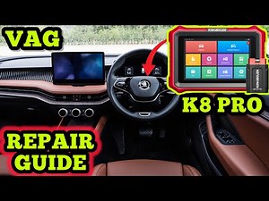 ALL NEW Kingbolen K8 PRO Repair Guide On VAG Cars - Code / Programme OBD2 Bluetooth Scanner