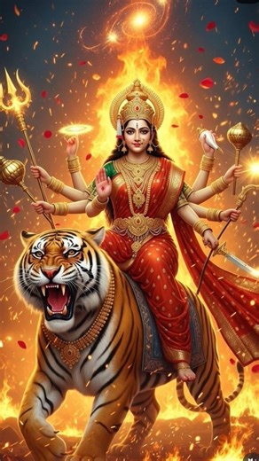 सदा होती है जय जयकार मां के मंदिर में mata rani bhajan||durga mata status #durga​ #navratri​#shorts​