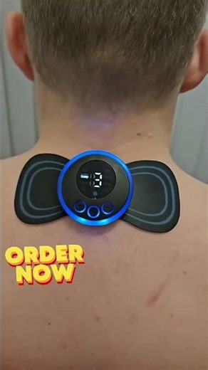 Best Lazytec Mini Massager with 8 Modes & 19 Intensity Levels - Reusable Pads Included!