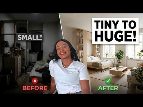 Stop Wasting Space! Studio Apartment Layout Hacks That Make Your Small Space Feel BIGGER.