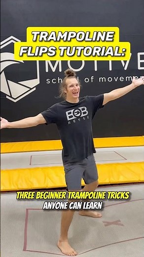BEGINNER TRAMPOLINE FLIPS TUTORIAL 🔥
