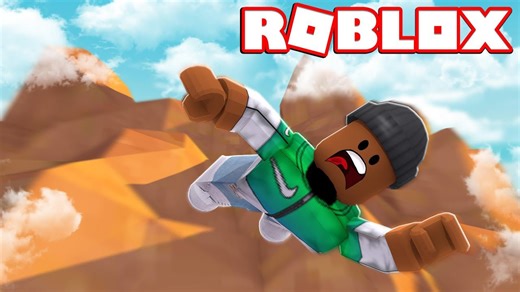 Falling 9999 feet in Roblox