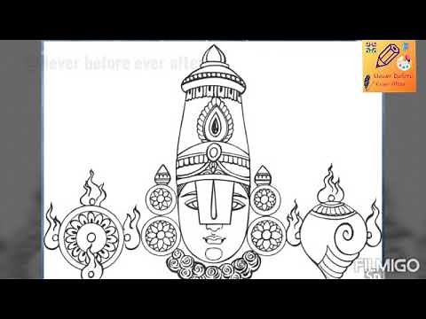 #63: How to draw Easy Lord Venkateswara |Easy Step by Step