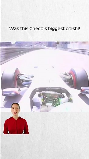 Checo Perez's Monaco Crash Moment