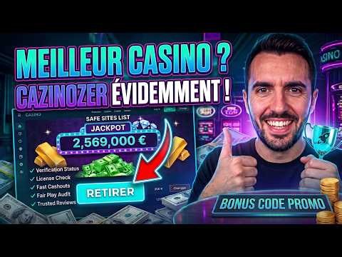 LE MEILLEUR BONUS CASINO EN LIGNE !! (Code Promo Casinozer)