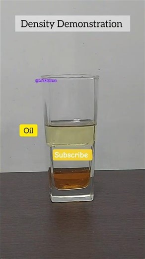 Liquid Density Experiment using simple objects available at Home 👩‍🔬🙂| Demo which Educators can use