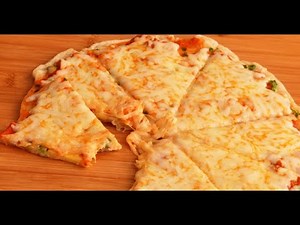 5-Minute Pizza Flatbread – No Oil, No Knead, No Yeast, Fast, Easy & Tasty!