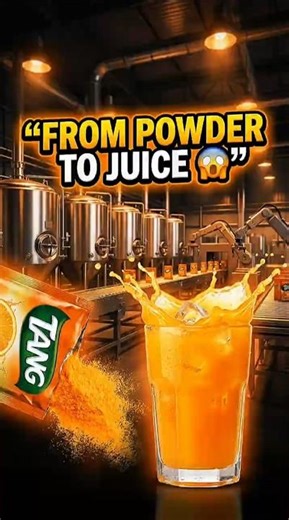 How Tang Juice Is Made 🥤 | Inside a Juice Powder Factory #industrialprocess #factorytour