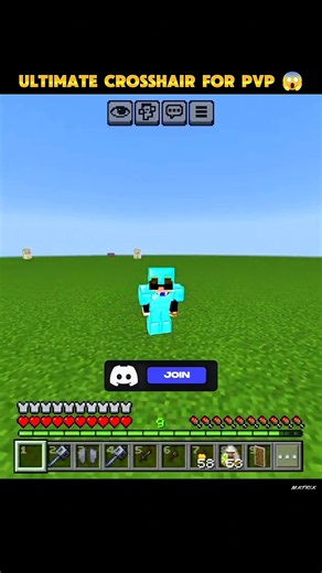Ultimate Crosshair Mod 🔥 #shorts #minecraft