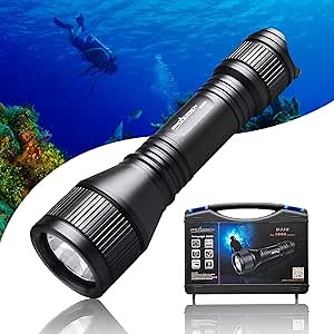 Amazon.com: LUXNOVAQ Underwater Flashlight for Diving Super Bright 1800 Lumens LED Diving Headlamp, IPX8 Waterproof Scuba Dive Light 3 Modes Snorkeling Diving Flashlight Dive Torch for Underwater Sports : Sports & Outdoors
