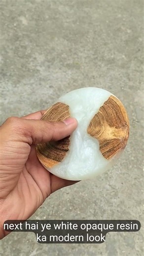 UntitledLuxury Wooden Resin Coasters – Handmade Round Table Coaster Set – Unique Gift Idea😍