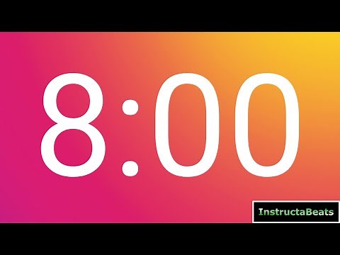 8 Minute Timer Countdown - Colorful