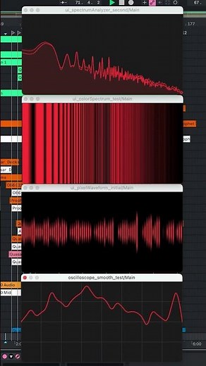 improved audio visualization tools | spectral analyzer oscilloscope waveform | #vst #plugin #ableton