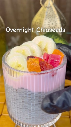 Overnights Chaiseeds & Strawberry Cup | Healthy Breakfast & Dessert Recipe