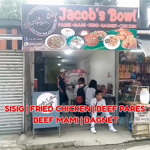 It's 𝐌𝐎𝐍𝐃𝐀𝐘! We are 𝐎𝐏𝐄𝐍 𝐓𝐎𝐃𝐀𝐘 to Serve You! 😊🍜🍛🥘 👉 𝗝𝗮𝗰𝗼𝗯'𝘀 𝗕𝗼𝘄𝗹 (𝗧𝗮𝗽𝗮𝘁 𝗻𝗴 𝗟𝗼𝘁𝘁𝗼 - 𝗻𝗲𝗮𝗿 𝗜𝗖𝗖) 𝑺𝑼𝑳𝑰𝑻 𝑫𝑬𝑨𝑳𝑺!: ✅Sizzling Crispy Sisig ✅Juicy Fried Chicken ✅Special Beef Mami ✅Special Beef Pares ✅Crispy Bagnet | Jacob's Bowl - The Food that You Deserve