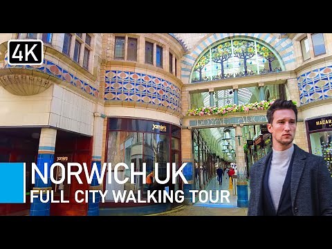 Norwich City, England |The UK's Best University City Walking Tour