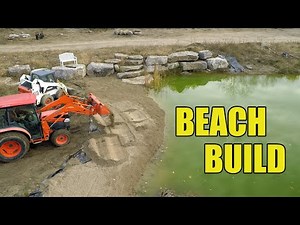 Building a Beach at the Backyard Pond