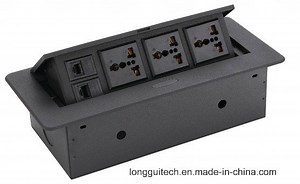 [Hot Item] Damped Desktop Socket Multi-Media Pop-up Socket