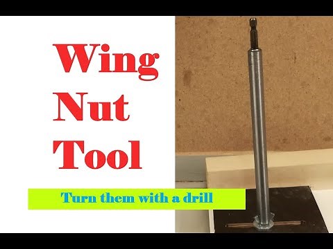 Wingnut tool - save your fingers when tightening wingnuts