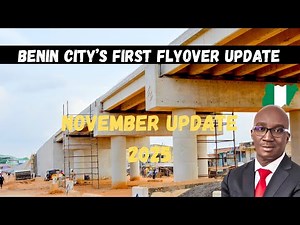 Benin city’s First Flyover Update | Flyover Slabs Installed + Drainage Construction Progress