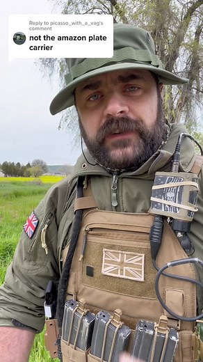 Replying to @picasso_with_a_vag How to deal with haters #Amazon #Airsoft #DadJokes #arethoseplateslevel4 #PlateCarrier #CallOfDuty #CaptainPrice #CaptainPriceCosplay