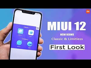 MIUI 12 Icon Pack First Look! 🔥 New Classic & Limitless Theme Update