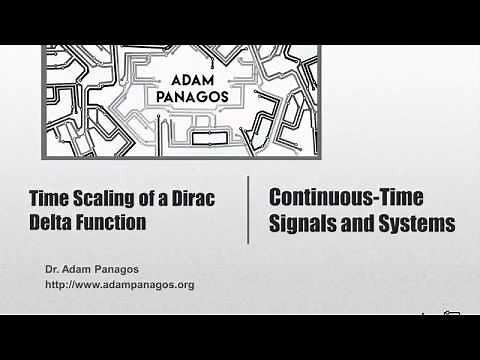 Time-Scaling a Dirac Delta Function