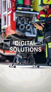 4.5K views · 90 reactions | Digital Solutions? A must-have! Digitalization has long been used by fire fighting services around the world. At Rosenbauer, we are constantly thinking ahead with these solutions and implementing them comprehensively. Whether in alerting, deployment and fleet management or with the use of drones, for example. Digital Solutions significantly increase safety and efficiency. So that you can always give everything. #everythingforthatmoment. | Rosenbauer Group | Facebook