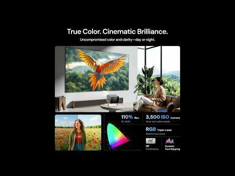 VisionMaster Max 4K Laser Projector Review Ultimate 200 Inch Home Theater Setup