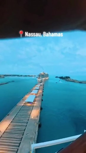 MSC docking at Nassau, Bahamas. #cruiselife #bahamas #caribbean #msc #port
