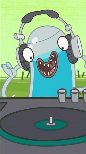 DJ HYDRO 😎 #hydroandfluid #animation #scienceexperiment #funnycartoons