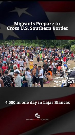 61K views · 1.5K reactions | NEW: Migrants prepare in large groups to cross U.S. Southern Border | Secure America Now | Facebook