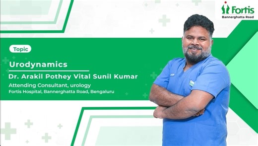 Understanding bladder function begins with the right test. In this video, Dr Arakil Pothey Vital Sunil Kumar, Attending Consultant in Urology at Fortis Hospital Bannerghatta Road, explains what a urodynamic study is, how it is performed, why it is recommended, and what key insights it provides about bladder and urinary function. Watch the video to understand how this test helps guide accurate diagnosis and personalised treatment. #FortisBannerghattaRoad #UrologyCare #UrodynamicStudy #AtFortisWeC