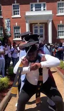 Alpha Beta Chapter Performing Zoom Zoom Zoom at Talladega College’s 2021 Commencement.