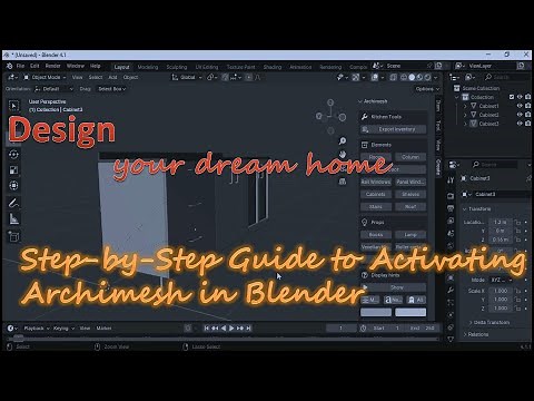 Step-by-Step Guide to Activating Archimesh in Blender