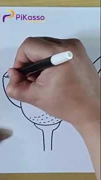 How to Draw a Golf Ball Easy in Less Than One Minutes
