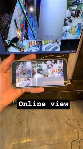 Online View Setup😍#cctv #surveillancecamera #hikvision