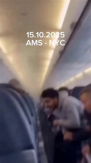FLIGHT AMS-NYC #flight #plane #crew | Vistulai