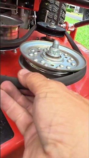 Lawnmower Belt Install: Easy Fix for Tightness! #shorts