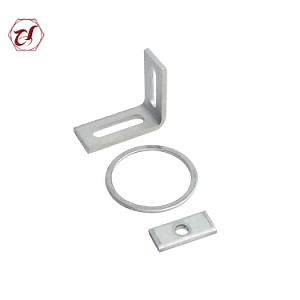 [Hot Item] Aluminum Corner Bracket in Silver and Black Anodized OEM ODM for Extruded Profile/Asembly Line/Robot Frame 25 30 40