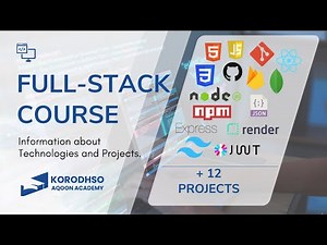 Full-Stack Course Technologies and Projects | Af Somali