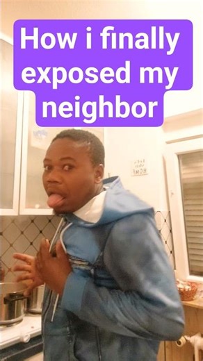 how I finally exposed my neighbor #funny #short #comedy