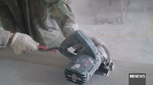 2.1K views · 32 reactions | A campaign is underway to raise awareness of the fatal lung disease, silicosis. A syndrome that develops largely from exposure to silica dust while cutting artificial stone. Professor Lin Fritschi says up to one in four people who work with artificial stone for multiple years will develop silicosis. | ABC News | Facebook