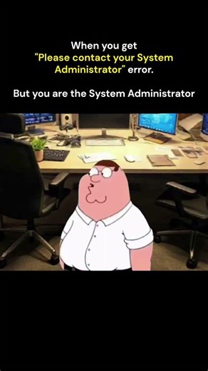 System administrator 😉 #systemadministration #coding #tech #education
