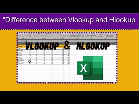 What is the difference between Vlookup and Hlookup function in Excel| Hlookup and Vlookup Function