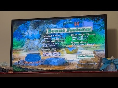Disney’s Robin Hood DVD Menu Walkthrough 9/9 #robinhood #disney