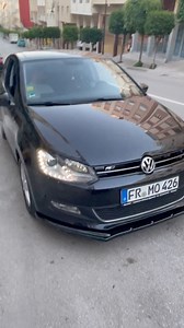557K views · 5.5K reactions | Transformation vw polo Habillage de Salon en noir avec logo Rline Poste vw full activé + camera de march arrière Ceinture de sécurité en bleu Logo rline Diffusseur arriere Lame avant Bequet | Tanger Coding | Facebook