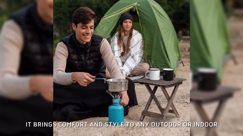 Small Patio Table, Folding Side Table, Accent Table, Wooden Top for Living Room, Bedroom (Square - Walnut - Set 2)