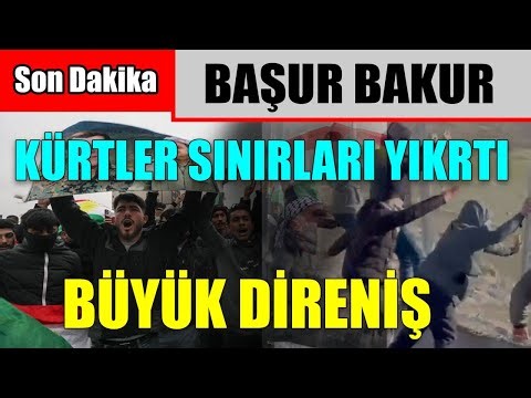Kürtler sınırları yıkarak Rojava’ya geçti, Bütün dünya bu direnişi izliyor